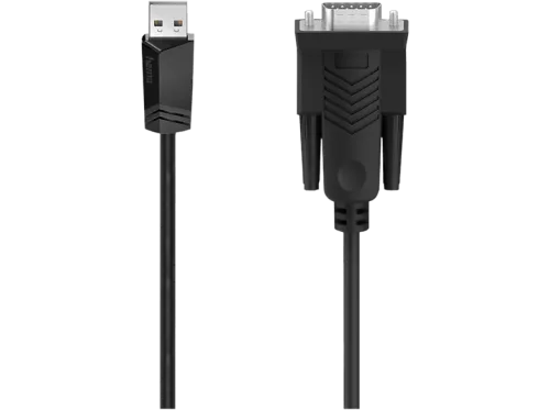 Hama, Hama USB 2.0 Adapter [1x USB-A Stecker - 1x D-SUB-Stecker 9pol.] 1.5 m doppelt geschirmt