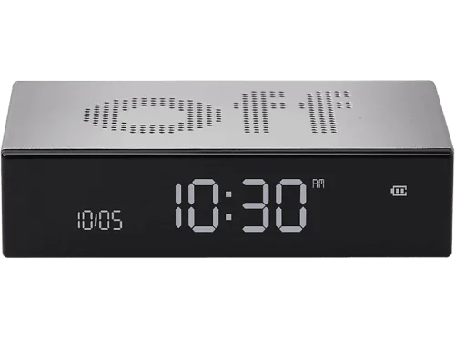 Lexon, Lexon Flip Premium Grau Wecker – Wecker digital