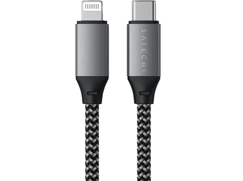 Satechi, Satechi USB-Kabel USB 2.0 USB-C® Stecker, Apple Lightning Stecker 0.25 m Anthrazit ST-TCL10M