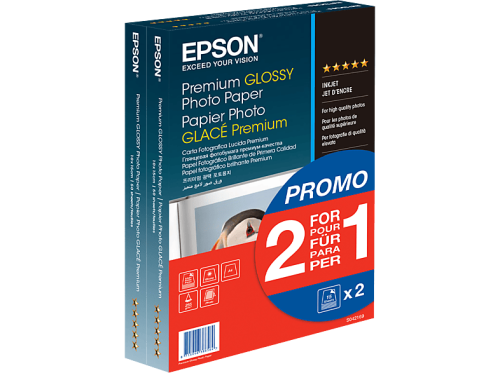 Epson, EPSON Premium Glossy Photo 10x15cm S042167 InkJet, 255g 2x40 Blatt