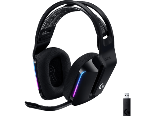 Logitech, LOGITECH G733 - Gaming Headset (Schwarz)