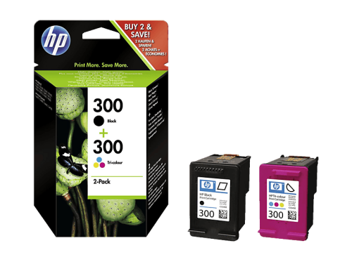 HP, HP Combopack 300 schwarz/color CN637EE DeskJet D2560 je 1 St&uuml;ck