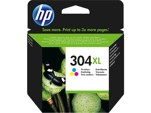 HP, HP Tintenpatrone 304XL color N9K07AE DeskJet 3720/30 300 Seiten