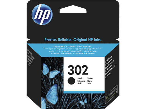 HP, HP Tintenpatrone 302 schwarz F6U66AE OfficeJet 3830 190 Seiten
