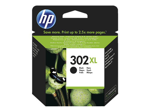 HP, HP Tintenpatrone 302XL schwarz F6U68AE OfficeJet 3830 480 Seiten