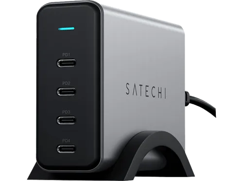 Satechi, Satechi - USB-C 4-Port GaN Charger 165W, USB Charger, Space Grau