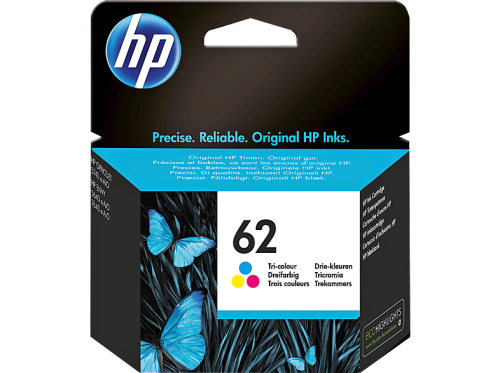 HP, HP 62 Original Tintenpatrone C2P06AE Cyan, magenta, gelb