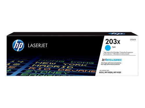 HP, HP Toner-Modul 203X cyan CF541X CLJ Pro M254/MFP M280 2500 S.