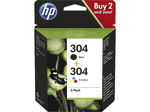 HP, HP Combopack 304 BK/color 3JB05AE DeskJet 2620 120/100 Seiten