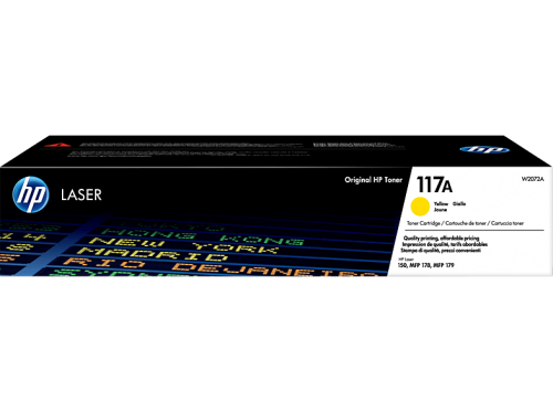 HP, HP 117A Original Tonerkartusche W2072A Gelb