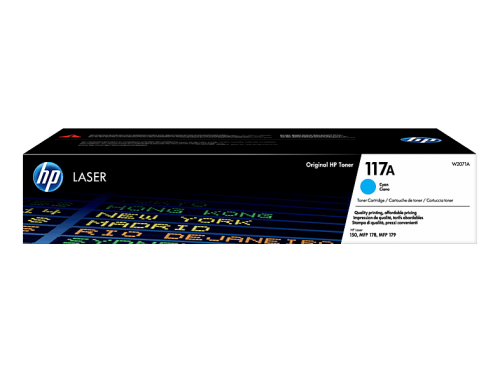 HP, HP 117A Original Tonerkartusche W2071A Cyan