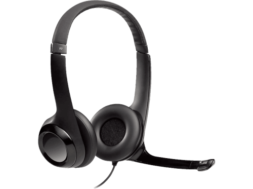 Logitech, Logitech H390 - PC Headset (Kabelgebunden, Binaural, On-ear, Schwarz)