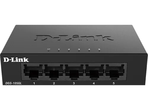D-LINK, D-Link DGS-105GL/E DGS-105GL/E Netzwerk Switch 5 Port 1 GBit/s