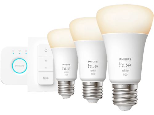 Philips Hue, Philips Hue Spezialleuchtmittel "White, 3 x E" E27 Warmweiss
