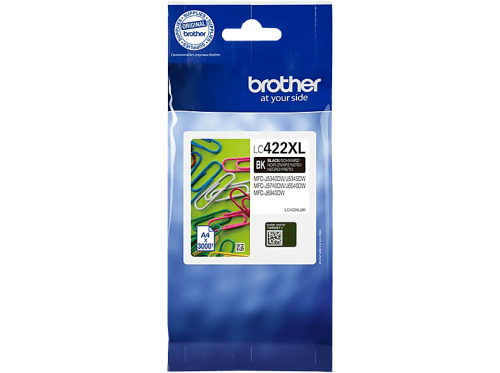 Brother, BROTHER Tintenpatrone HY schwarz LC-422XLBK MFC-J5340 3000 Seiten