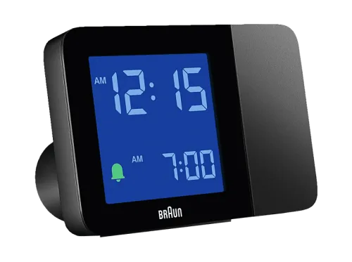 Braun, Braun - Digitalwecker, 13X9CM, Black