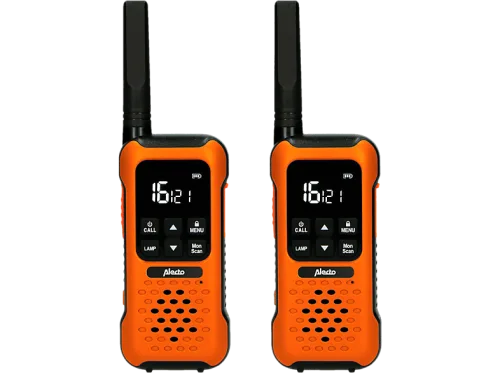 Alecto, Outdoor-Funkgeräte, 2er-Set, IPX7, Taschenlampe, bis 10 km