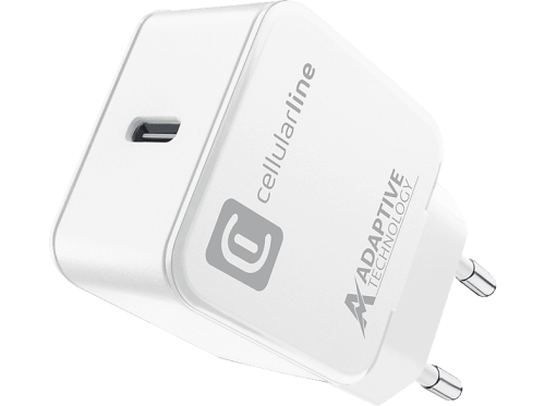 CELLULARLINE, Cellularline Ladegerät USB-C 15W Mini USB-C Charge – USB C Kabel/Adapter/Ladegerät