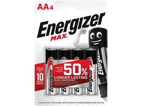 Energizer, ENERGIZER Batterien Max AA 1.5V E303323700 LR6/AM3 4 St&uuml;ck