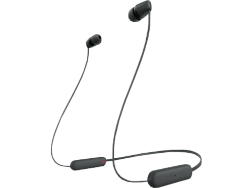 SONY WI-C100B - Bluetooth Kopfhörer (In-ear, Schwarz)