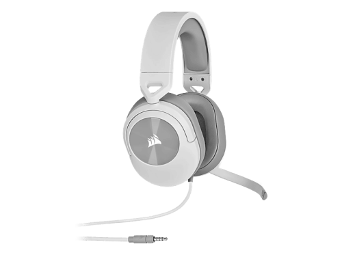 Corsair, Corsair - HS55 STEREO Kopfhörer Kabelgebunden Kopfband Gaming Weiß, Weiss