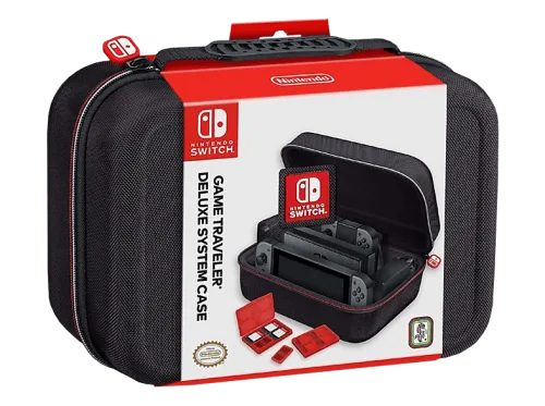Nintendo, Nintendo Switch Game Traveler Deluxe System Case - black