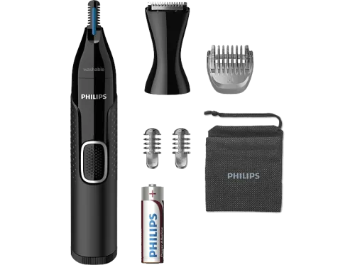 Philips, Philips Nasen- und Ohrhaartrimmer "NT5650/16" 3 Aufsätze ultimativer Komfort ohne Ziepen