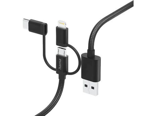 Hama, Hama - Hama 3in1 Multi-ladekabel, One Size, Weiss