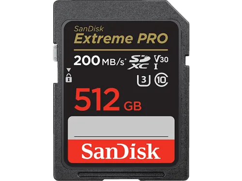 SanDisk, SANDISK Extreme Pro SD Card 512GB Speicherkarte – Speicherkarte/SD Karte/MicroSD Karte