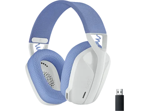 LOGITECH G435 - Gaming Headset, Grauweiß und Flieder