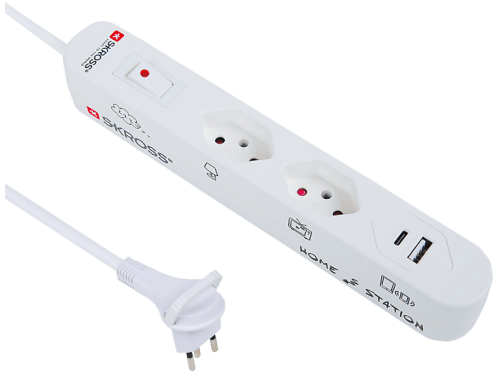 SKROSS, Skross - Home Station USB-C Retail 2xT13