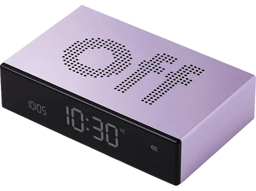LEXON Flip Premium - Wecker (Violett)