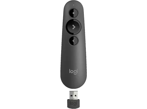 Logitech, LOGITECH R500 Presenter 910-005843 Wireless Remote Graphite