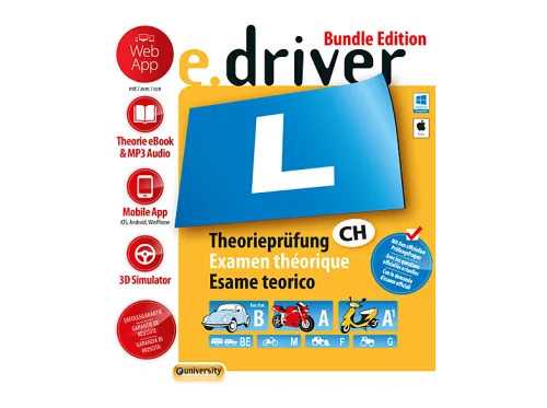 SMARTDRIVER, SMARTDRIVER e.driver Web App Bundle 978-3-908493-67-9 Fahrschule (D/F/I)