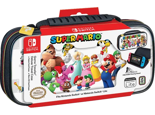 NACON Nintendo Switch Deluxe Travel Case - Super Mario + Friends Hartschalentasche (Mehrfarbig)