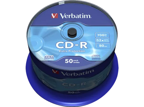 Verbatim, Verbatim CD-Rohlinge 700 MB 50 Stück