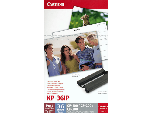 Canon, CANON Farbtinte/Papierset 10x15cm KP36IP CP 100 36 Blatt