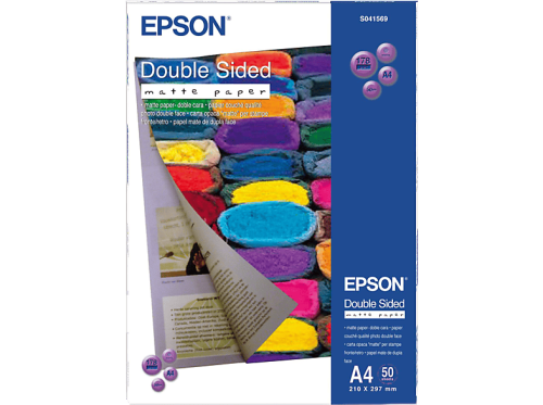 Epson, EPSON Paper Matt double sided A4 S041569 InkJet 178g 50 Blatt