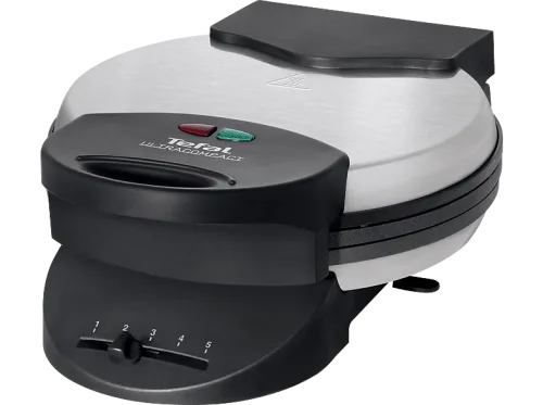 Tefal, Tefal Ultracompact (Herzförmig) WM310D Waffeleisen – Waffeleisen/Brezeleisen – schwarz
