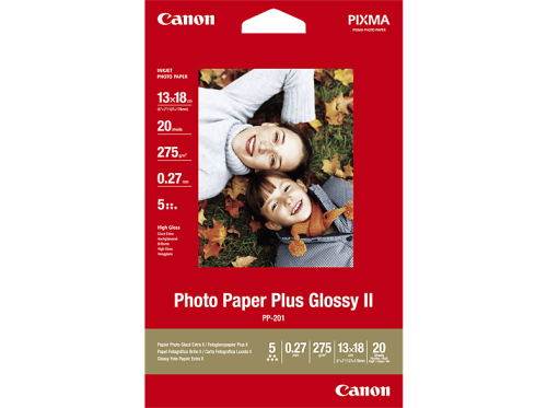 Canon, CANON Photo Paper Plus 265g 13x18cm PP2015x7 InkJet glossy II 20 Blatt