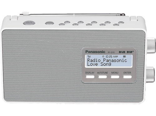 Panasonic, Panasonic, Radio / Wecker, Panasonic DAB+ Radio portable D10 White, Produkte & Wohnen