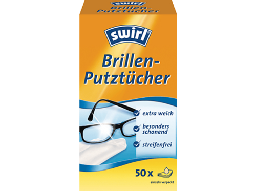 Swirl, SWIRL Brillenputzt&uuml;cher 50 Stk