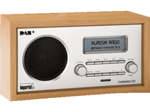 Imperial, IMPERIAL Digitalradio (DAB+) "Dabman 30 Braun" ( Digitalradio (DAB+)  FM-Tuner )
