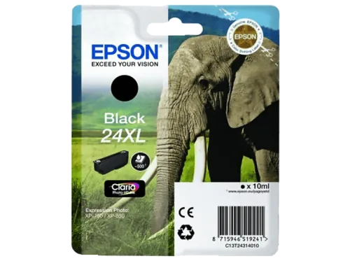 Epson, EPSON Tintenpatrone 24XL schwarz T243140 XP 750/850 500 Seiten