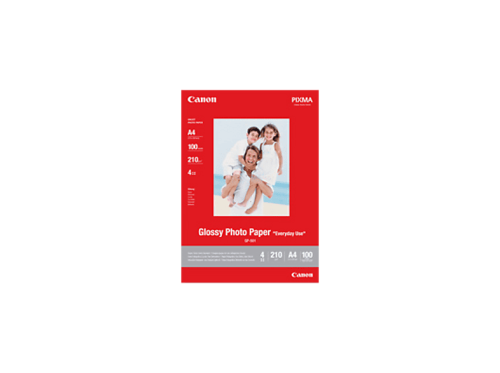 Canon, CANON Glossy Photo Paper 200g A4 GP501A4 InkJet, Everyday 100 Blatt