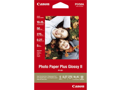 Canon, CANON Photo Paper Plus 265g 10x15cm PP2014x6 InkJet glossy II 50 Blatt