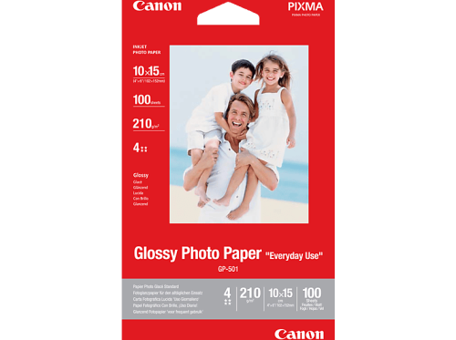 Canon, Canon GP-501 0775B003 Fotopapier 10 x 15 cm 210 g/m² 100 Blatt Glänzend