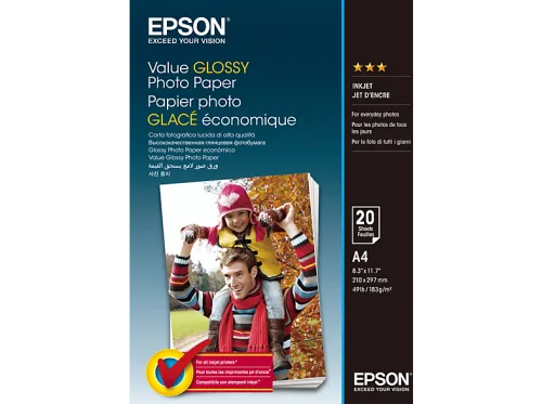 Epson, EPSON Value Photo Paper A4 S400035 InkJet 183g 20 Blatt