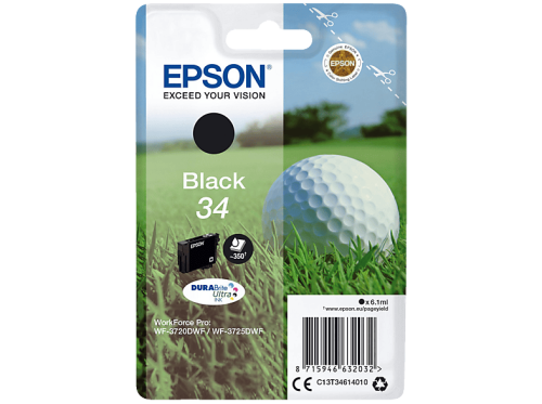 Epson, EPSON Tintenpatrone schwarz T346140 WF-3720/3725DWF 350 Seiten