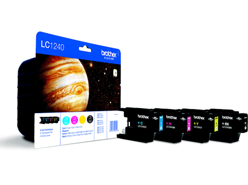 Brother, BROTHER Valuepack Tinte CMYBK LC-1240VALBP MFC-J6510DW 600 Seiten